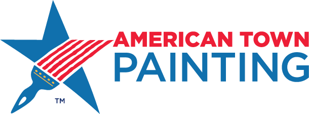 american town painting logo