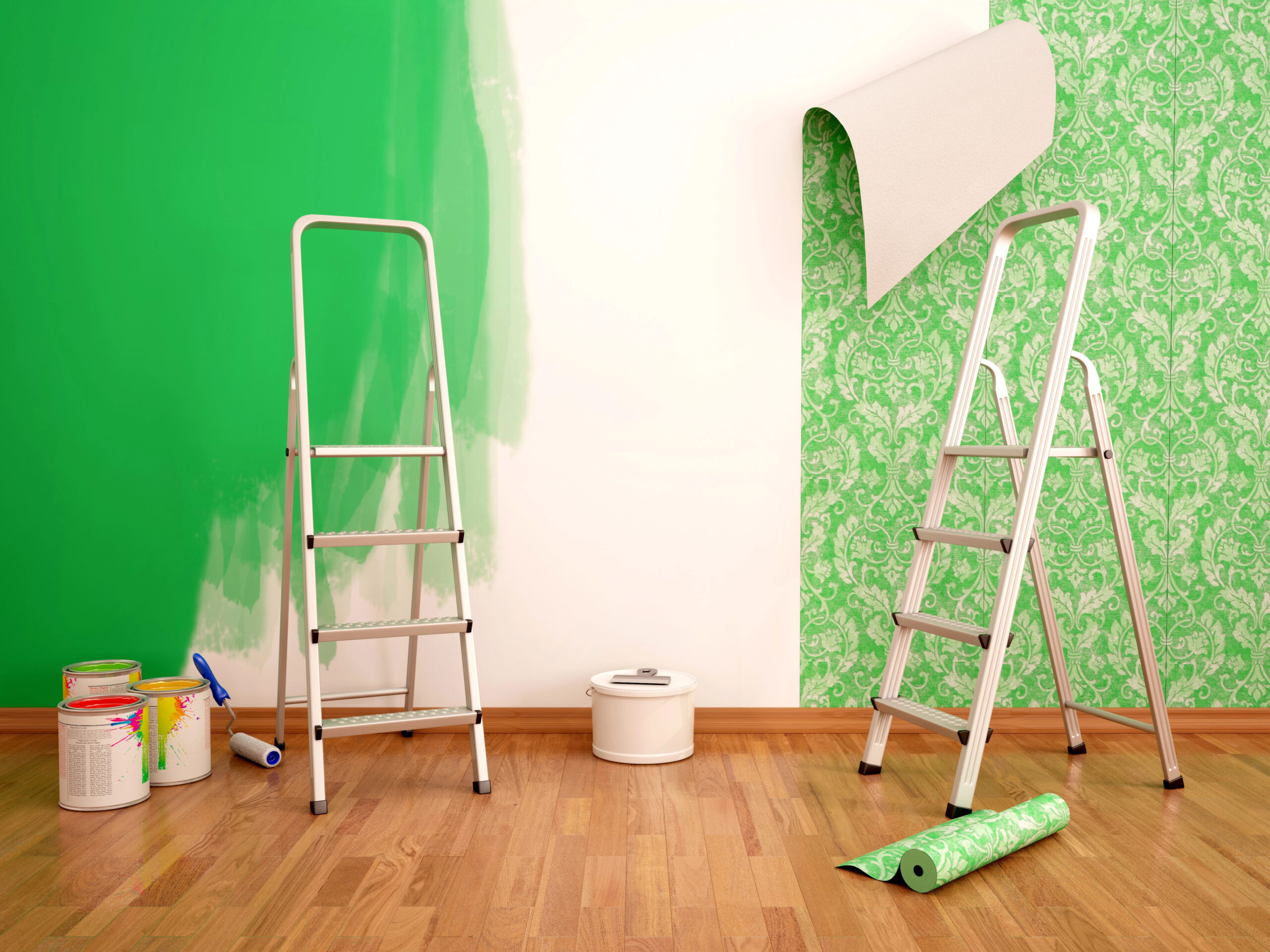 Can you paint over wallpaper?